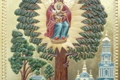 Елецкая икона Божьей Матери, воссозданная по ризе с этой иконы в 2010г.